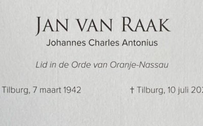 In Memoriam: Jan van Raak