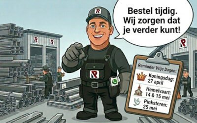 Bestel tijdig. Wij zorgen dat je verder kunt!